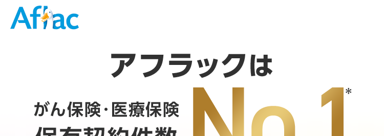 アフラックはがん保険・医療保険保有契約件数 No.1 
* 各社の統合報告書などに基づくアフラック調べ(2025年3月時点)
アフラックの確実に増やせる資産形成 × 選べる保障 
※保険料払込期間満了後に解約した場合、お払い込みいただいた保険料より多くの解約払戻金を受け取れます 
資産形成と保障のハイブリッド ツミタス